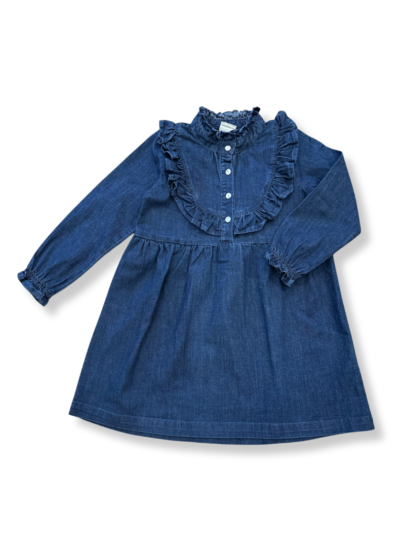 Jeans-Kleid Midi Blau Gr.104 | Hust and Claire