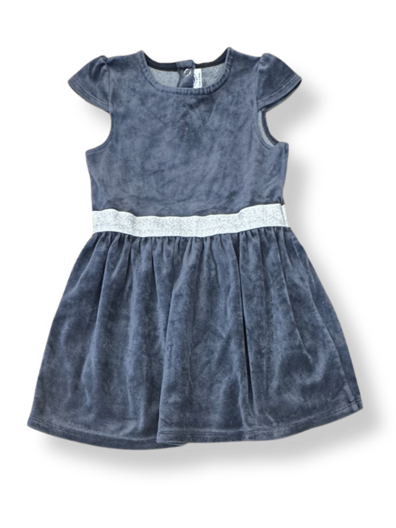 Festliches Samt-Kleid Gr.104 | Petit Bateau