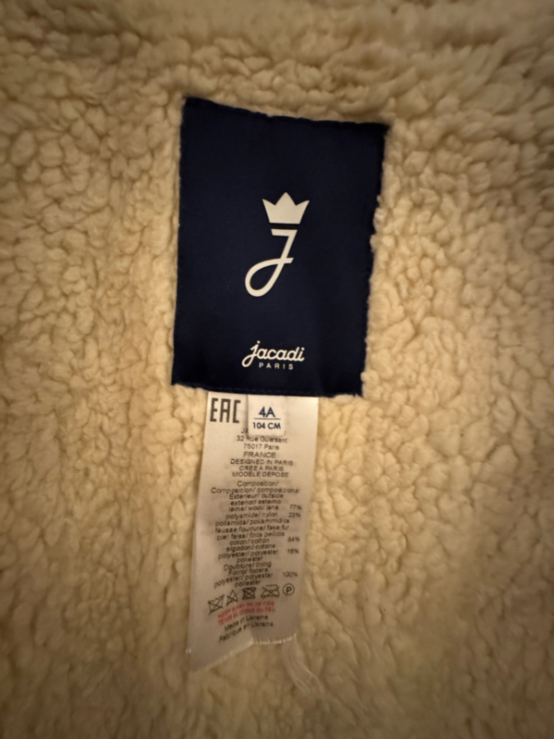 Dufflecoat Dunkelblau Gr.104 | Jacadi