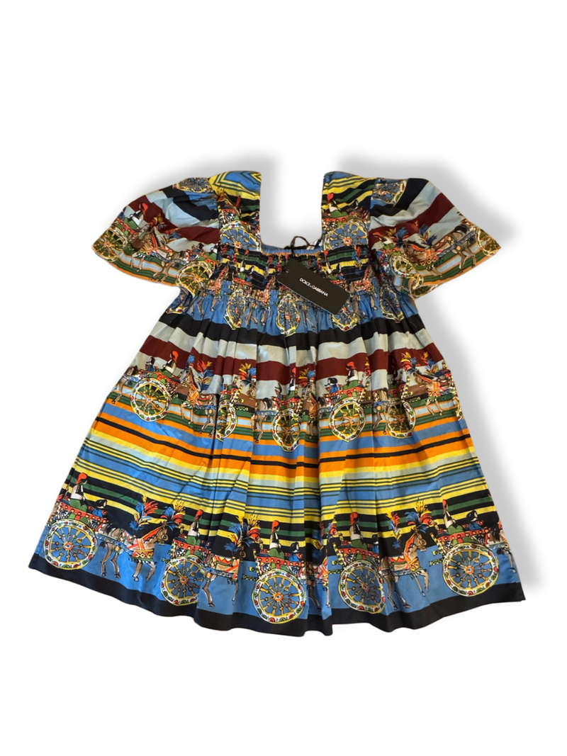 Kleid Mädchen Bunt Gr.134/140 | Dolce & Gabbana