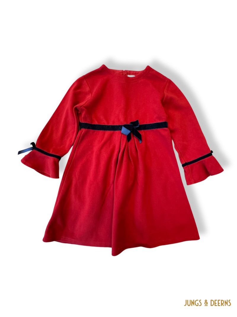 Kleid Mädchen Rot Gr.6 | tutto piccolo