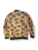 Blouson Bomberjacke Kinder anthrazith & ocker Gr.4-5 | NPPS