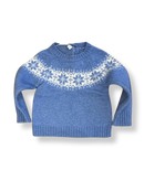 Pullover baby hellblau, weiss Gr.2 | Jojo Maman