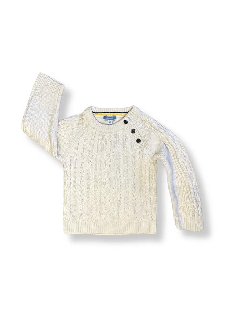 Pullover Zopfmuster creme Gr.92/98 | Jacadi