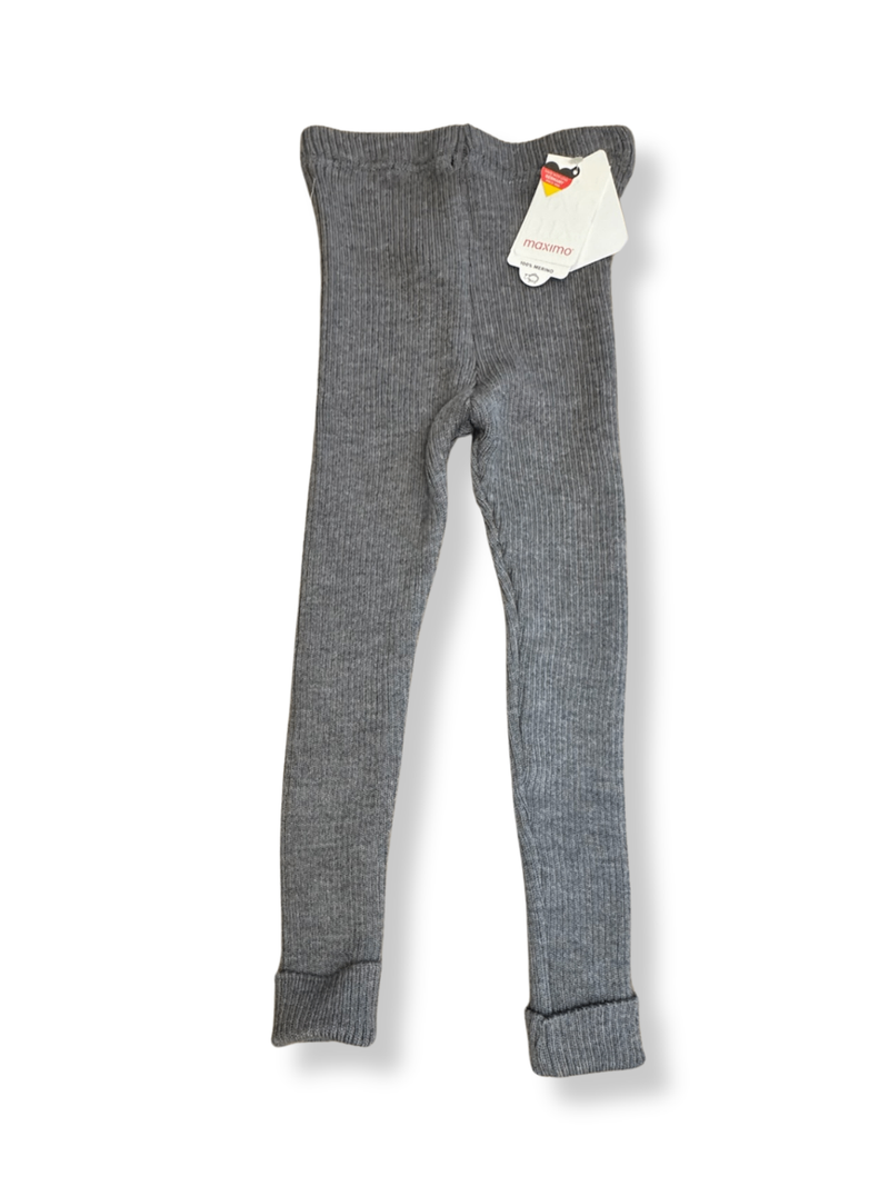 Leggings 100% Merino Grau Gr.110 | Maximo