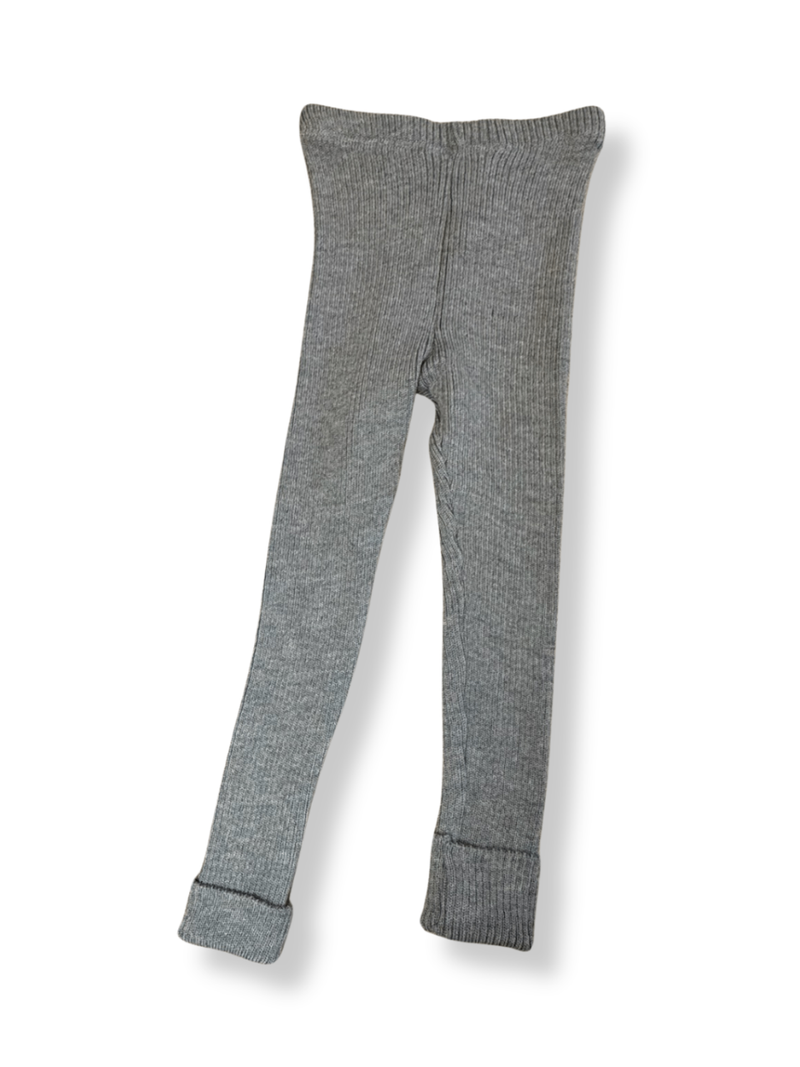 Leggings 100% Merino Grau Gr.110 | Maximo