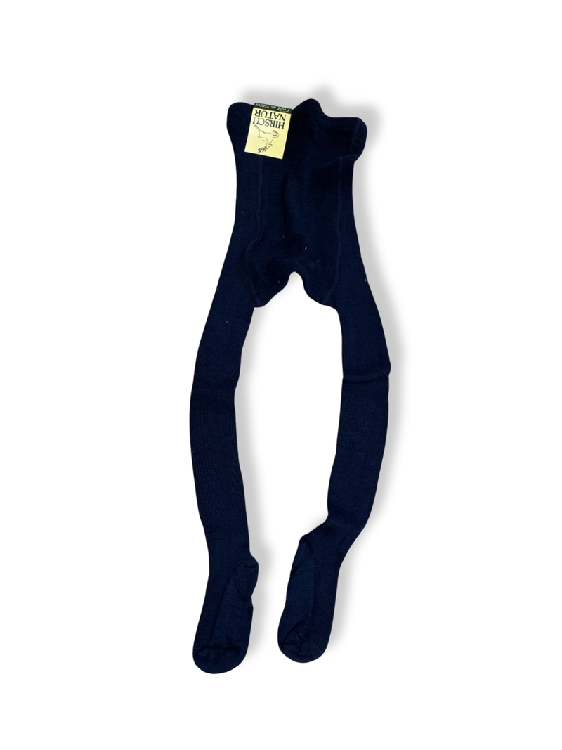 Strumpfhose 100% Merino Dunkelblau Gr.98 | Hirsch Natur