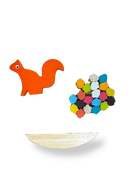 Geschicklichkeitsspiel aus Holz Eichhörnchen 22 tlg. | Janod