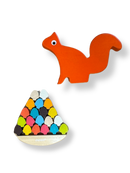 Geschicklichkeitsspiel aus Holz Eichhörnchen 22 tlg. | Janod