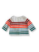 Langarmshirt Baby Bunt (geringelt Gr.62/68 | Jacadi