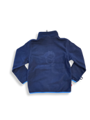Fleecejacke für Jungs Dunkelblau und Aqua Gr.128 | Trollkids