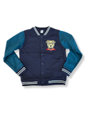 Sweat College Jacke Blau und Rot Gr.140 | Petit Bateau