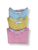 T-Shirt langarm Mädchen Blau, Gelb, Rosa Gr.140 | Mini Boden