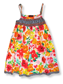 Kleid Spaghettiträger Bunt Gr.128 | Catimini