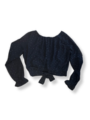 Bluse Mädchen schwarz Gr.140 | H&M