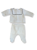 Zweiteiler Baby Weiß Gr.62 | Jacadi