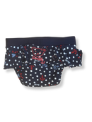 Badehose Dunkelblau mit weißen Punkten Gr.68 | Steiff