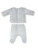 Zweiteiler Baby Weiß Gr.62 | Jacadi