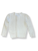 Cardigan Weißes Zopfmuster Gr.2 | Polo Ralph Lauren