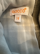 Kleid beige-grau kariert Gr.7-8 | Gocco