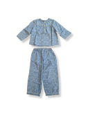 Pyjama Blau mit Sternchen Gr.3-4 | Gocco
