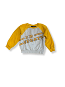 Sweatshirt Gelb und Weiß Gr.104 | Mini Rodini