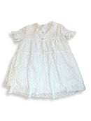 Festliches Set: Mantel & Kleid weiß Gr.110/116 | Nanos