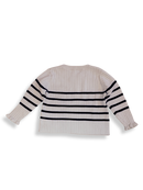 Pullover Weiß mit schwarzen Streifen Gr.110 | H&M