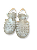 Sandalen Transluzent mit Silberglitter Gr.26 | nicht erkennbar