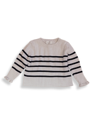 Pullover Weiß mit schwarzen Streifen Gr.110 | H&M