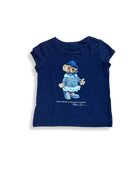 T-Shirt Blau mit Polo-Bear Gr.6 | Polo Ralph Lauren