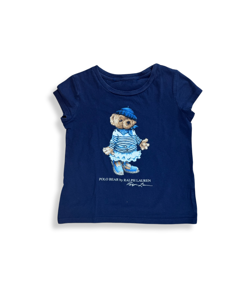 T-Shirt Blau mit Polo-Bear Gr.6 | Polo Ralph Lauren