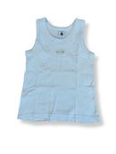 Set: 3x Unterhemd Jungen Hellblau, Weiß Gr.116 | Petit Bateau