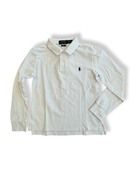 Poloshirt Langarm Jungen Weiß Gr.10-12 | Polo Ralph Lauren