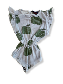 Overall Kinder Grau mit grünen Äpfeln Gr.110/116 | The Animals Observatory