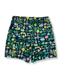 Badeshorts Dunkelblau mit grünem Muster Gr.152 | Lacoste