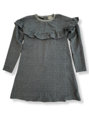 Kleid Schottenmuster Grau-Silber Gr.146 | Creamie