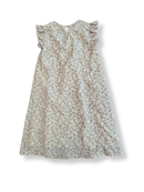 Kleid Beige mit Blumenmuster Gr.140 | Creamie