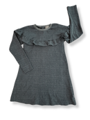 Kleid Schottenmuster Grau-Silber Gr.146 | Creamie