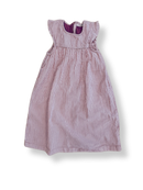 Kleid Mädchen Rosa mit weißen Streifen Gr.116 | Pigeon
