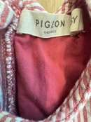 Kleid Mädchen Rosa mit weißen Streifen Gr.116 | Pigeon