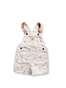 Latzhose Kind Weiß mit floralem Muster Gr.? | OshKosh