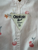 Latzhose Kind Weiß mit floralem Muster Gr.? | OshKosh