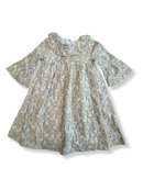 Kleid Beige mit Blumenmuster Gr.128 | Gocco