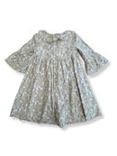 Kleid Beige mit Blumenmuster Gr.128 | Gocco