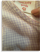 Maxi-Kleid Blau und Weiß Gr. |