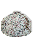 Bluse Weiß mit floralem Muster in Rosa, Blau und Grün Gr.116 | United Colours of Benetton