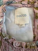 Kleid Mädchen Pastellrosa mit Blumenmuster Gr.5-6 | Cocco