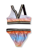 Bikini Orange, Weiß, Schwarz Gr.164 | Molo