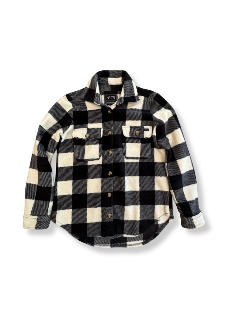 Hemdjacke schwarz-weiß kariert Gr.XS / 164 | Billabong